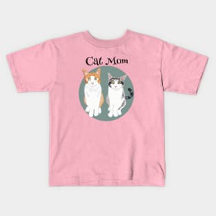 Cat Mom Kids T-Shirt